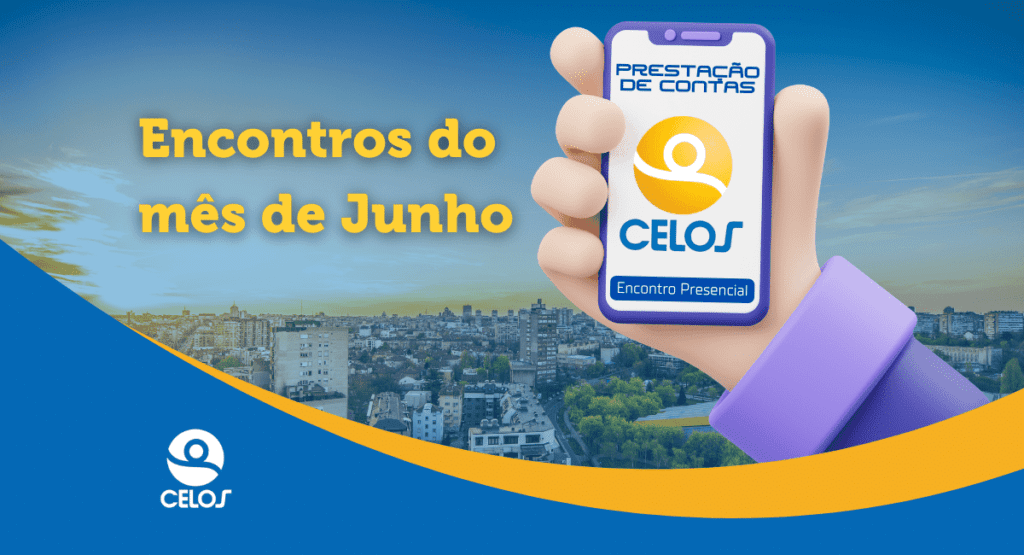 ALERTA Veja onde a Percorrida da CELOS estará no mês de Junho CELOS