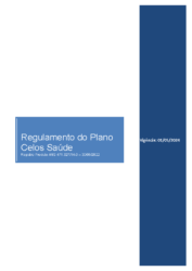 Regulamento do Plano